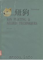 Proceedings International Conference ION PLATING & ALLIED TECHNIQUES JULY 1979 PDF电子版封面
