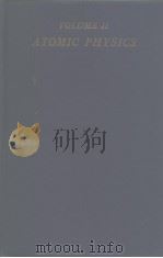 ATOMIC PHYSICS VOL.II PDF电子版封面