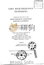 Very high frequney teehineues (1、2) PDF电子版封面