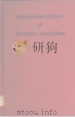 Microminiaturization of Electronic Assemblies PDF电子版封面 ELEANOR F.HORSEY