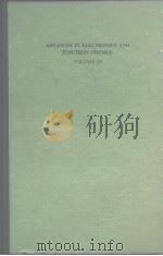 ADVANCES IN ELECTRONICS AND ELECTRON PHYSICS VOLUME 35     PDF电子版封面     