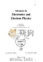 ADVANCES IN ELECTRONICS AND ELECYTRON PHYSICS VLUME 32 PDF电子版封面