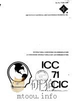 1971 IEEE Itnernational conference on communicatins.1971 PDF电子版封面