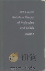 QuantumTheory of Molecules and Solids Vol.2 PDF电子版封面