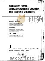 MICROWAVE FILTERS,IMPEDANCE-MATCHING NETWORKS,AND COUPLING STRUCTURES PDF电子版封面