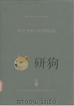 DAS MAGNETBAND PDF电子版封面