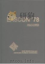 EASCON'79 TEEE electronics and aerospace systems convention 1978 PDF电子版封面