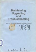 Maintaining Upgrading and Troubleshooting（ PDF版）
