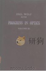 PROGRESS IN OPTICS VOL.3 PDF电子版封面
