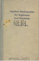 Applied Mathematics for EngineersandPhysicists PDF电子版封面