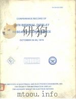 CONFERENCE RECORDOF 1978 BIENNIAL DISPLAY RESEARCH CONFERENCE PDF电子版封面