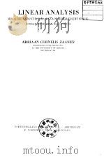 LINEAR ANALYSIS     PDF电子版封面     