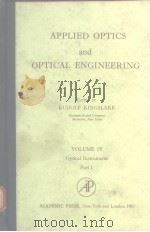 Applied optics and optical engineering vol.4 PDF电子版封面