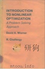 INTRODUCTION TO NONLINEAR OPTIMIZATION A Problem Soliving Approach PDF电子版封面 0444002340