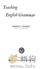 Teacbing English Grammar PDF电子版封面