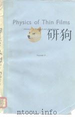 Physics of Thin Films vol.6 PDF电子版封面