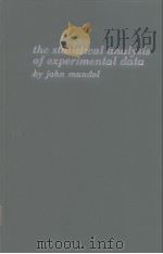 The Statistical Analysis of Experimental Data PDF电子版封面