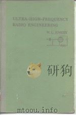 ULTRA-HIGH-FREQUENCY RADIO ENGINEERING PDF电子版封面