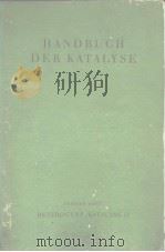 Handbuch der katalyse Band5 PDF电子版封面