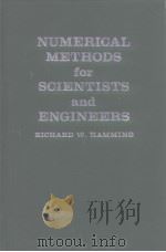 Numerical methods for Sctentists and Engineers     PDF电子版封面     