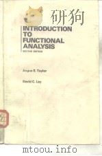 INTRODUCTION TO FUNCTIONAL ANALYSIS（ PDF版）