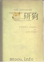 THE ADVANCED THEORY OF STATISTICS VOLUME 1 DISTRIBUTION THEORY PDF电子版封面