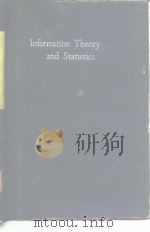 Information Theory and Statistics PDF电子版封面