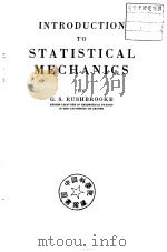 Introduction to Statistical Mechanics PDF电子版封面