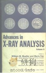 ADVANCES IN X-RAY ANALYSIS Volume 6 PDF电子版封面