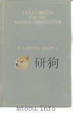 TELEVISION FOR THE AMATEUR CONSTRUCTOR（ PDF版）