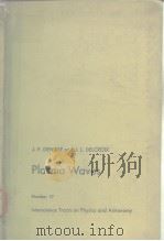 Plasma Waves Number 17 Interscience Tracts on Physics and Astronomy PDF电子版封面