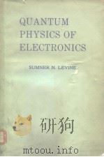 Quantum Physics of Electronics PDF电子版封面