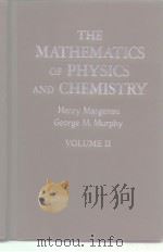 THE MATHEMATICS OF PHYSICS AND CHEMISTRY VOL.2     PDF电子版封面     