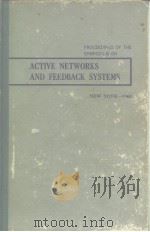 PROCEEDINGS OF THE SYMPOSIUM ON ACTIVE NETWORKS AND FEEDBACK SYSTEMS PDF电子版封面