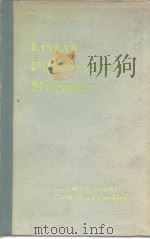 Linear programming methods Heady E.O PDF电子版封面