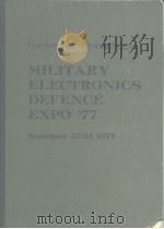Conference Proceedings military electronics defence expo'77 September 27-29 1977 PDF电子版封面