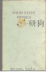 SOLID STATE PHYSICS Advances in Research and Applications VOLUME 19 PDF电子版封面