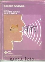 Speech andalysis 1979 PDF电子版封面
