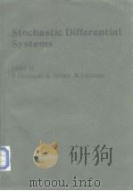 Stochastic differntial systems 1986 PDF电子版封面