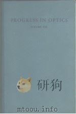 PROGRESS IN OPTICS VOL.8 PDF电子版封面