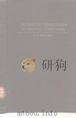 ARITHMETIC OPERATIONS INDIGITALCOMPUTERS（ PDF版）