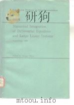 Numerical Integrationof Differential Equations and Large Linear Systems PDF电子版封面 0387119701