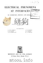 Electrical phenomna at Interfaces（ PDF版）