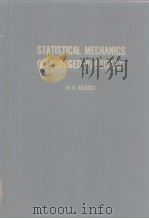 STATISTICAL MECHANICS OF CHARGED PARTICALES PDF电子版封面