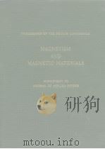 Proceedings Conference on Magnetism and Magnetic Materials PDF电子版封面