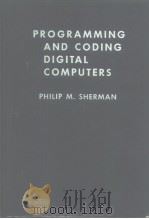 Programming and Coding Digltal Computers PDF电子版封面