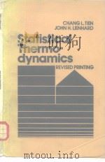 Statistical Thermodynamics Revised Printing PDF电子版封面 0070645701