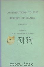 CONTRIBUTIONS TO THE THEORY OF GAMES VOL.4 PDF电子版封面