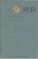 Statistioal Analysis of Stationary Time Series ULF Grender PDF电子版封面