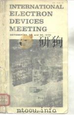 INTERNATIONAL ELECTRON DEVICES MEETING PDF电子版封面